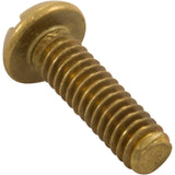 Screw, 1/4"-20 x 1", Pan, Slot, SS :