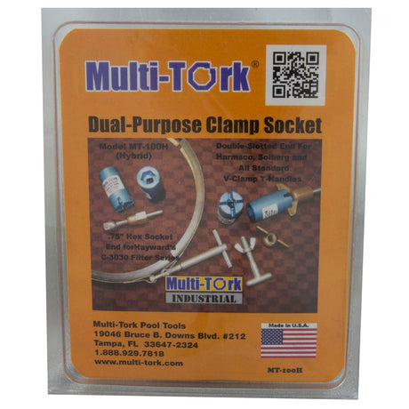 Tool, Multi-Tork, 3/4" Hex Socket End/Slotted End : MT-100H - Multi-Tork - 892011001073 - PartsForSpas.com