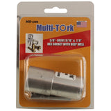 Tool, Socket, Double-Hex, 9/16 and 7/8, with 1.48well : MT-100 - Multi-Tork - 892011001004 - PartsForSpas.com