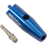 Tool, Socket, 7/16" Clamp & Josam Plug Combo, Aluminum : MT-225 - Multi-Tork - 892011001158 - PartsForSpas.com