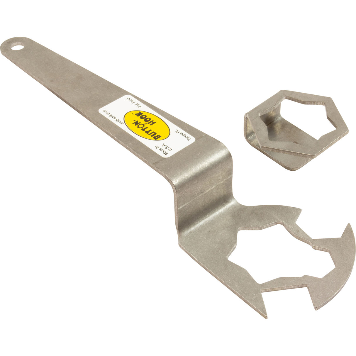 Tool, Button-Hook Kit, Wrench & 3/8" Drive Socket, SS : DPW-2 - Multi-Tork - DPW-2 - PartsForSpas.com
