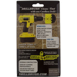 Drill Brush, Useful Products, Power Scrubber, Stiff, Red/Blk : OriginalRedBlkStiff