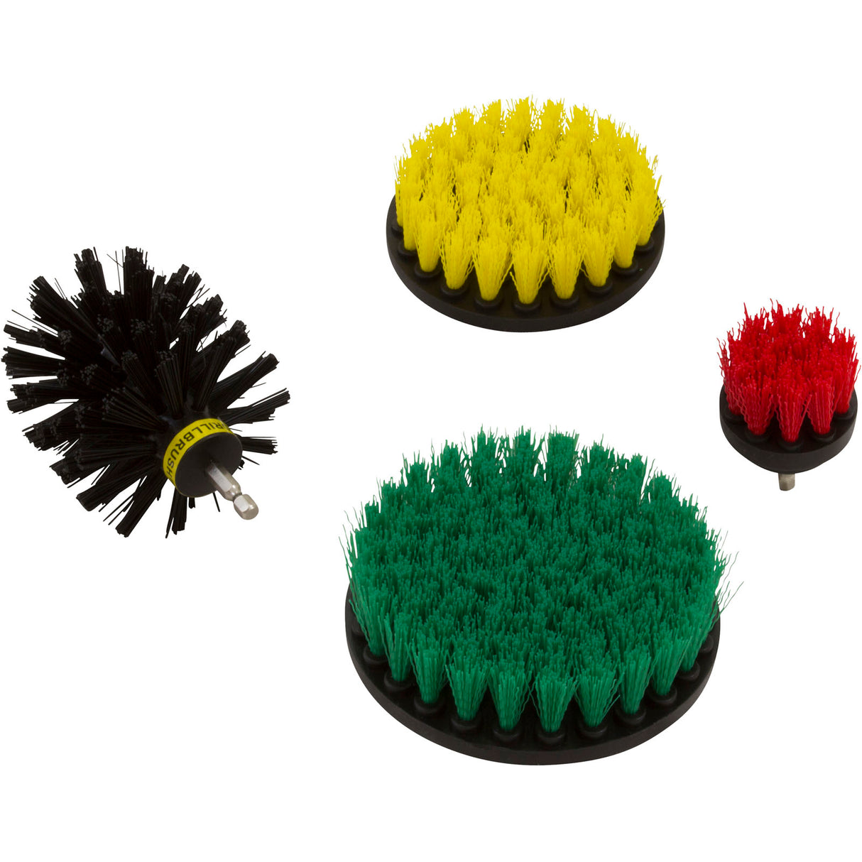 Drill Brush Kit, 4 Brushes, Useful Products : S-G5Y4R2KO-QC-DB
