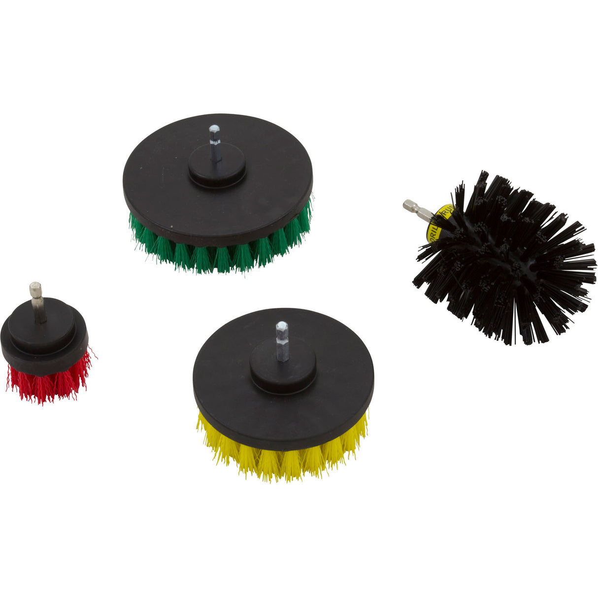 Drill Brush Kit, 4 Brushes, Useful Products : S-G5Y4R2KO-QC-DB