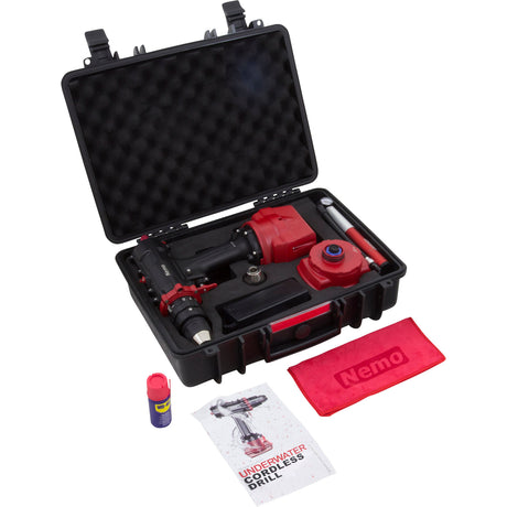Underwater Drill, Nemo, Diver Model, 164 Ft Depth, 6Ah : DD-18V-6Li-50 - Nemo Power Tools - 4897100720954 - PartsForSpas.com