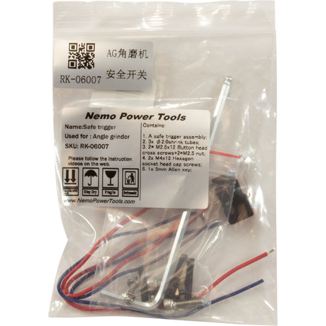 Safe Trigger Assy, Nemo Power Tools, AG : RK06007 - Nemo Power Tools - 4897100721289 - PartsForSpas.com