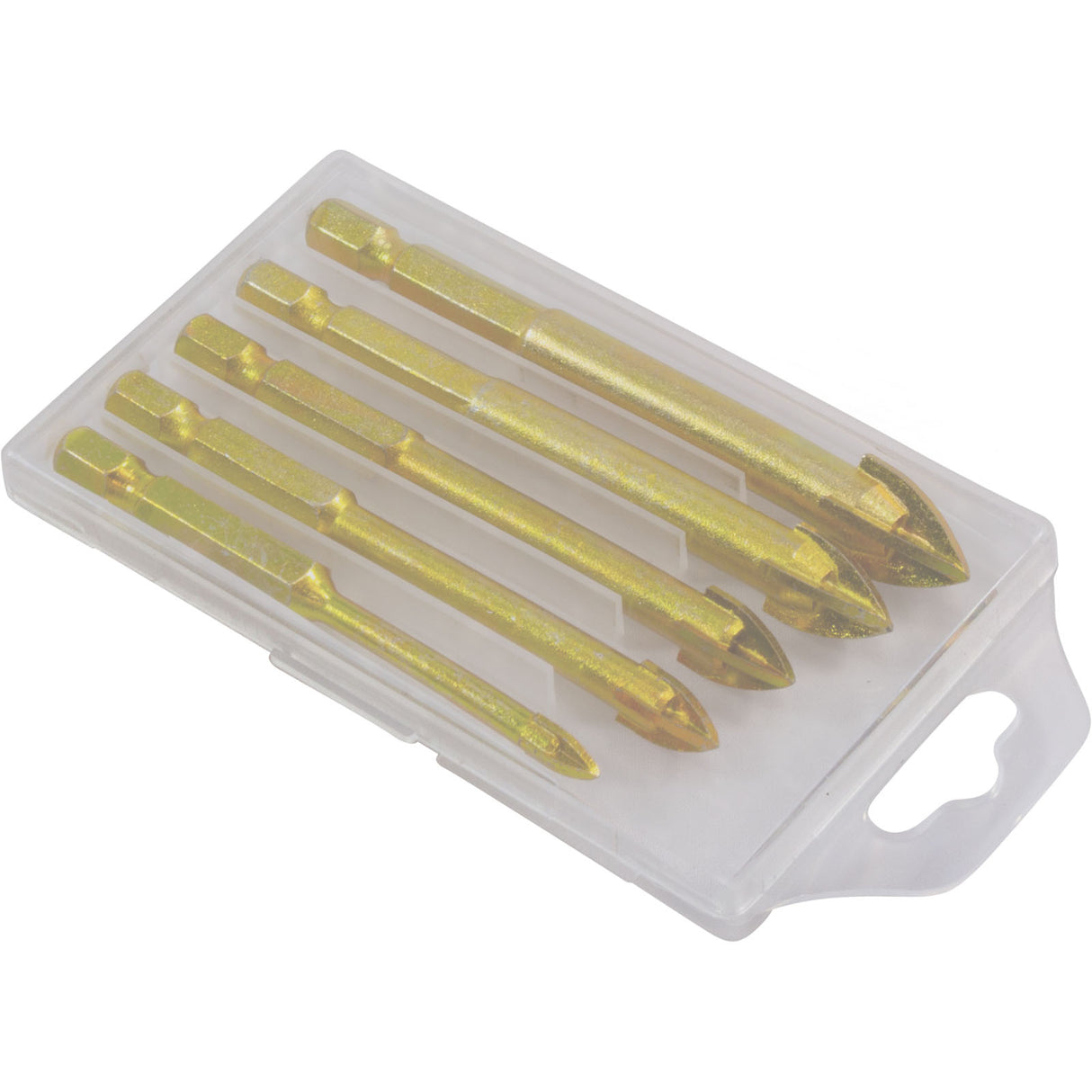 Glass Drill Bit Set, NEMO, 4, 6, 8, 10, 12mm bits : RK05009 - Nemo Power Tools - 4897100721227 - PartsForSpas.com