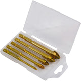 Glass Drill Bit Set, NEMO, 4, 6, 8, 10, 12mm bits : RK05009 - Nemo Power Tools - 4897100721227 - PartsForSpas.com
