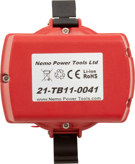 Battery, Nemo Power Tools, NS, SpecOps Drill/Recip Saw, 6Ah, Red : TB15000 - Nemo Power Tools - TB15000 - PartsForSpas.com