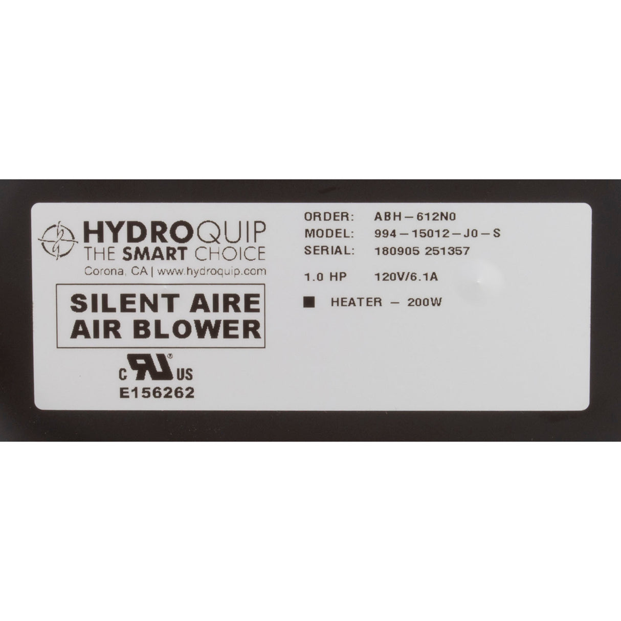 Blower/heater, silent air : 994-15012-J0-S