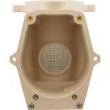 Trap/Pump Body, Pentair Purex IntelliFlo VF/VS, Almond : 357243