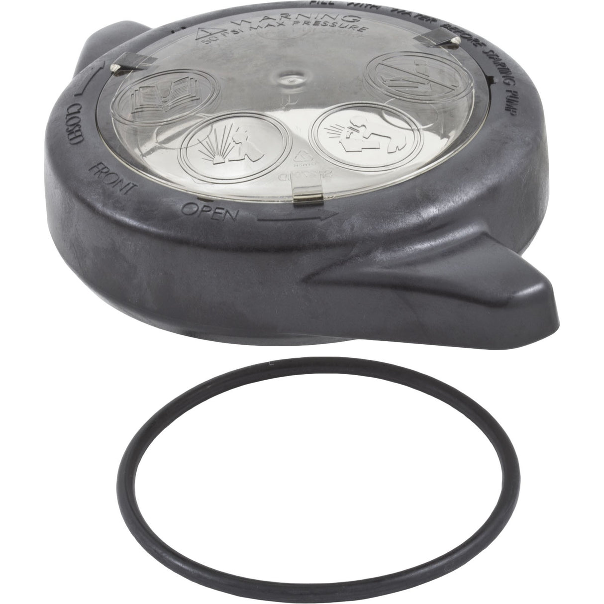 Trap Lid, Hayward Max-Flo SP2700X, with O-Ring : SPX2700DLS
