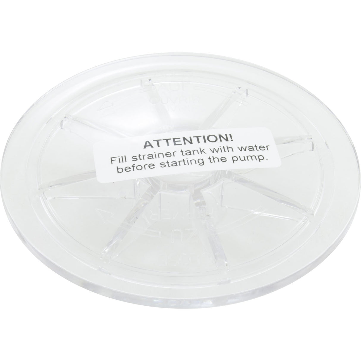 Lid, Speck EasyFit/72/S90/E71/Badu EcoM2/EcoMV/EcoM3 V, Clear : 2901116010