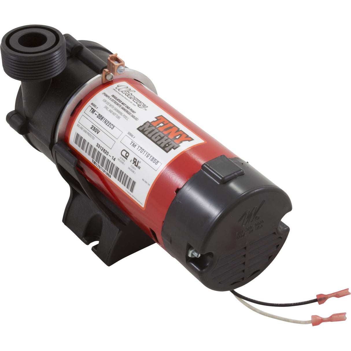 Pump, Circ, WW Tiny Might, 1/16hp, 230v, 1/2"s x s/1"Union, OEM : 3312620-14