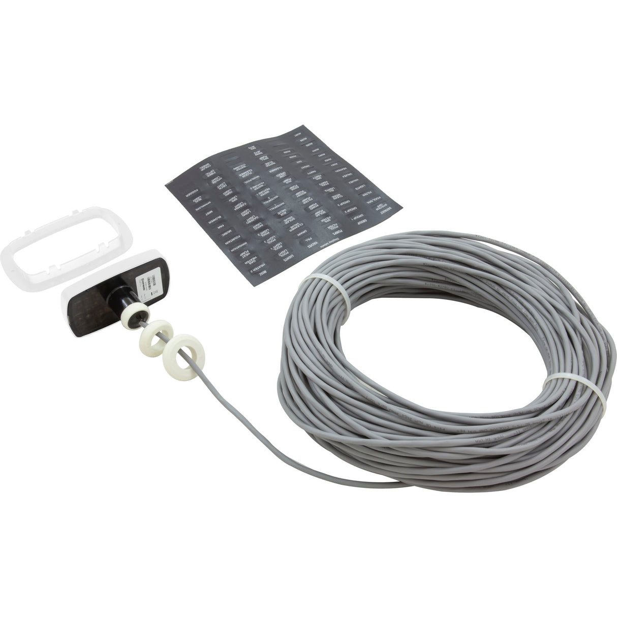 Remote-Wired, 6 Button, Spaside, White : AQL-SS-6B-W