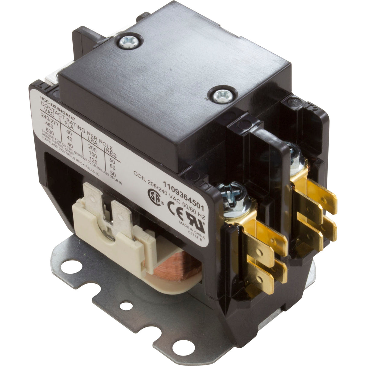 Contactor, Hayward, 40amp, 230v : CZXCON3645