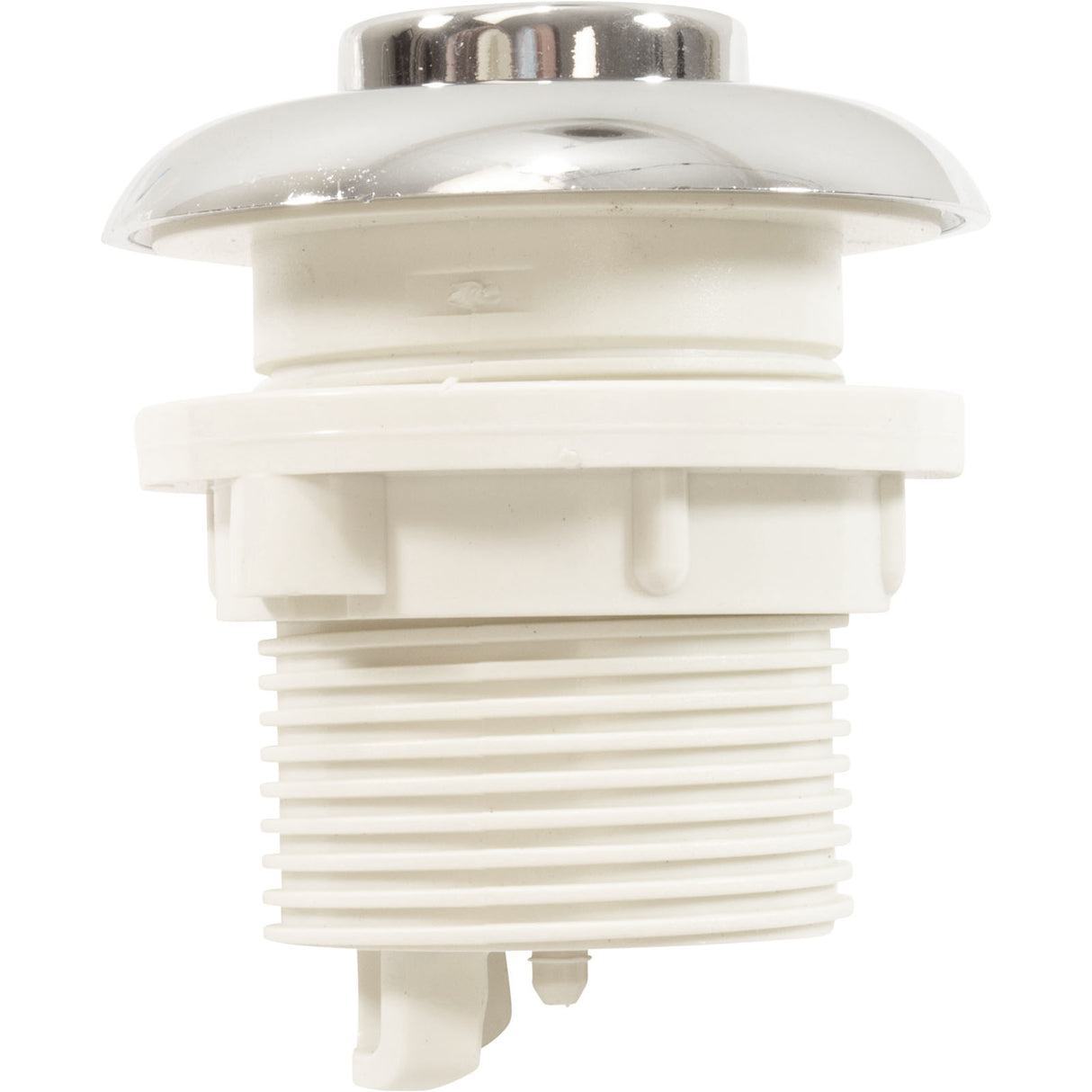 Hydrabaths Air Button, 2-1/2"fd, Raised Button, Chrome : HSA-217
