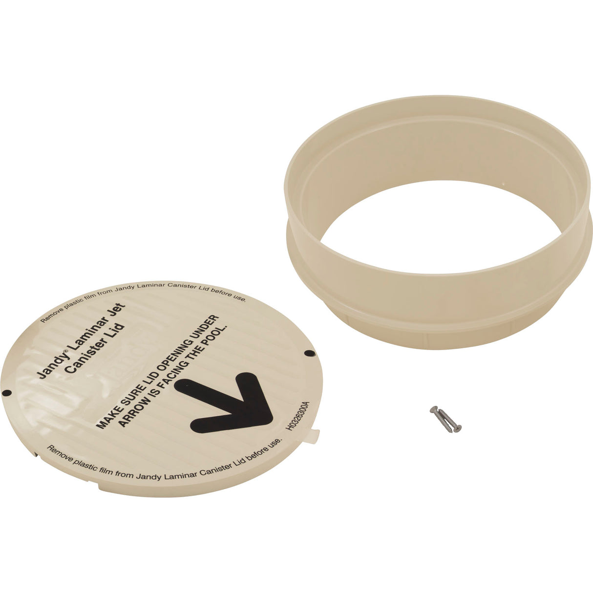Jandy Pro Series Lid And Collar, Pebble Laminar Jet : JLPBBL