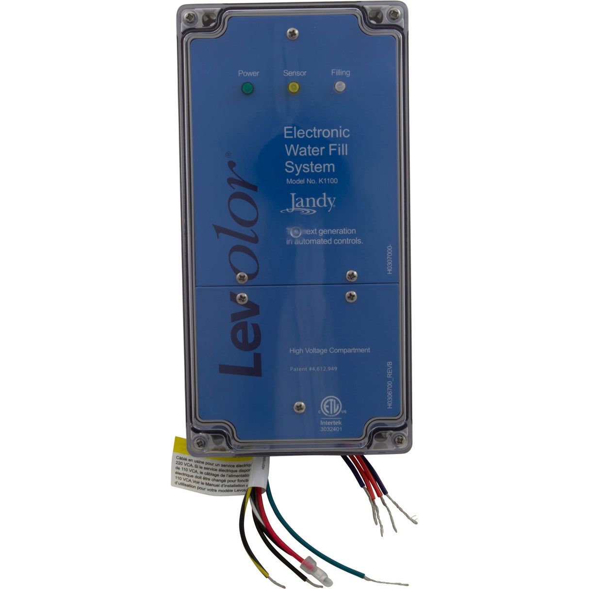 Jandy Pro Series Controller Only, Lev-240V : LEV220CONTROL - Zodiac - 052337007290 - PartsForSpas.com
