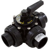 1-1/2" 3 Port Perma-Sealvalve "Unionized" : OV3-1500U - Praher - 885531001272 - PartsForSpas.com