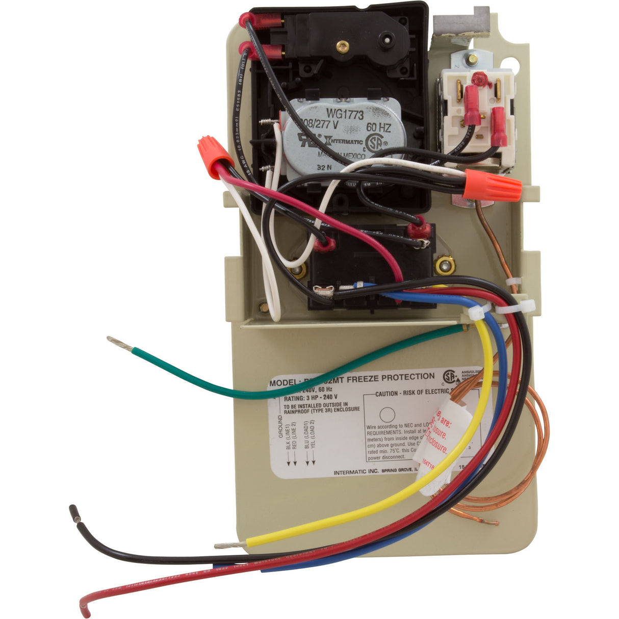 Timer W/T-Stat, 240V - Fits T10000R, T30000R, T40000 Panels : PF1102MT