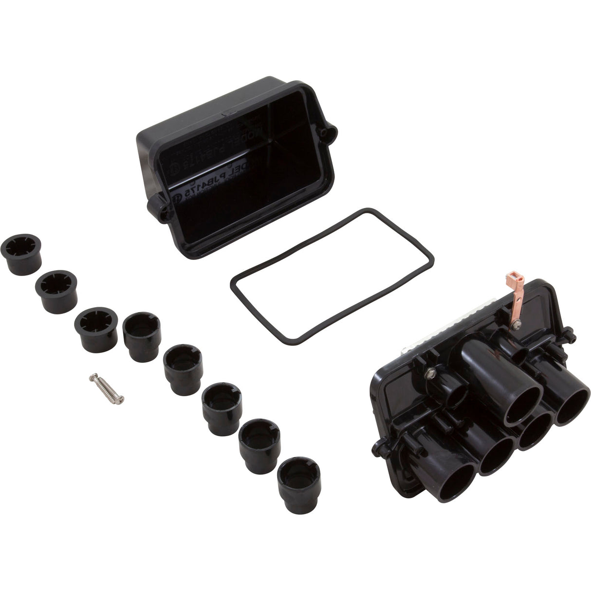 Plastic Pool/Spa Light Junction Box - Four Light Capacity W/ : PJB4175