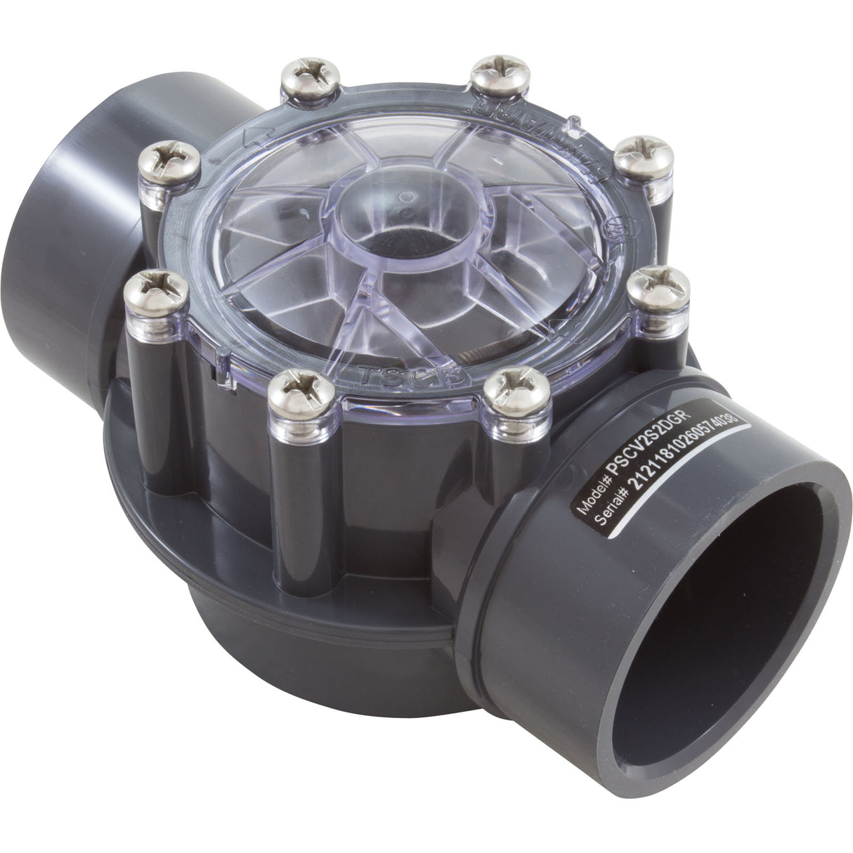 2.0" X 2.5" Pvc Check Valve : PSCV2S2DGR - Hayward - 0610377238007 - PartsForSpas.com