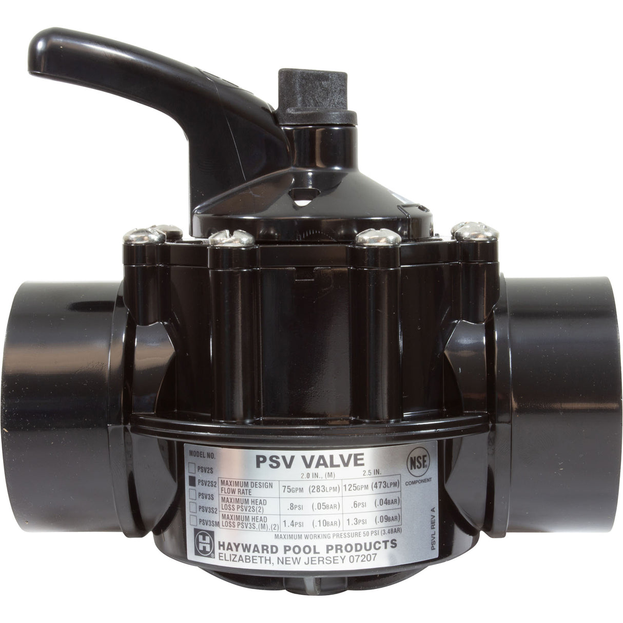 2 Port 2-2 1/2 Diverter Valve : PSV2S2 - Hayward - 0610377676762 - PartsForSpas.com