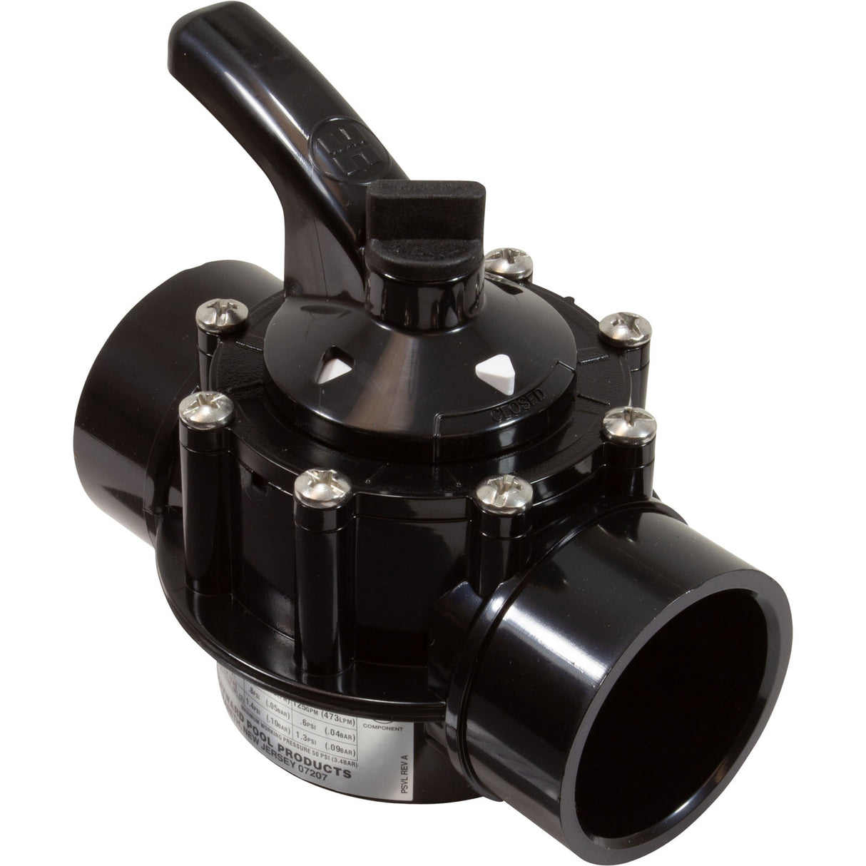 2 Port 2-2 1/2 Diverter Valve : PSV2S2 - Hayward - 0610377676762 - PartsForSpas.com