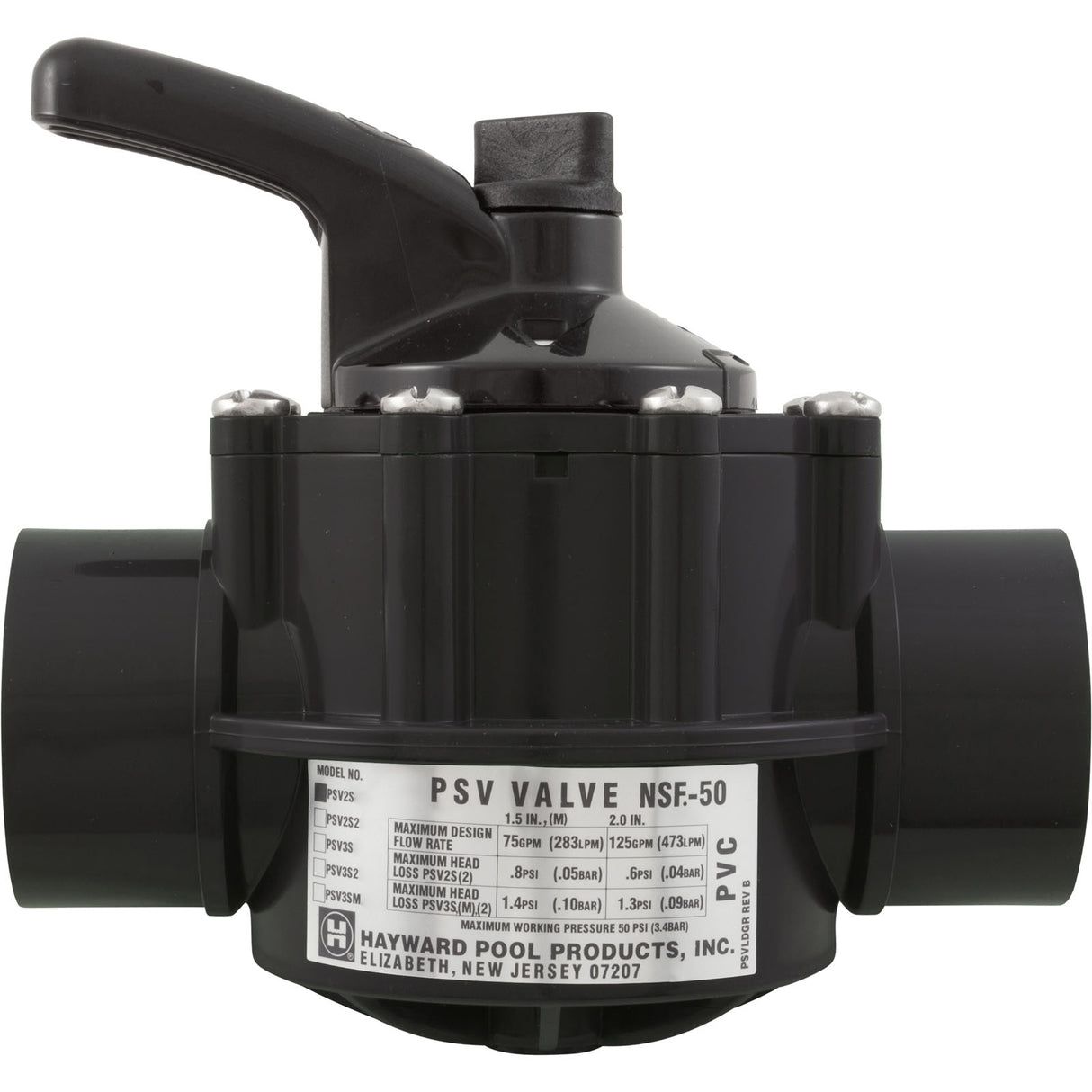 2 Port 1&1/2-2 Diverter Valve : PSV2S - Hayward - 0610377676755 - PartsForSpas.com