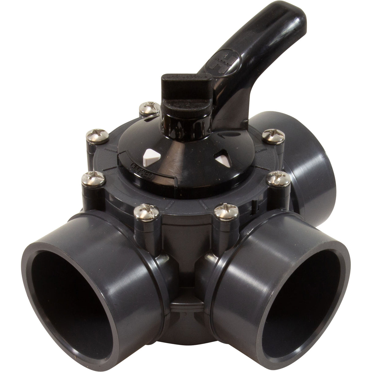 Pvc 3 Port 2-2.5 Diverter Valve : PSV3S2DGR - Hayward - 0610377214612 - PartsForSpas.com