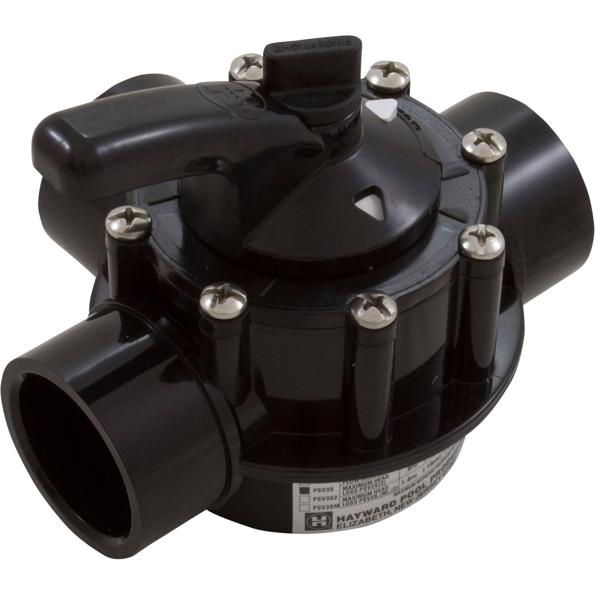 3 Port 1&1/2-2 Diverter Valve : PSV3S - Hayward - 0610377676724 - PartsForSpas.com