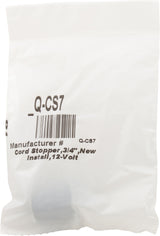 Cord Stopper, 3/4", New Install, 12-Volt : Q-CS7