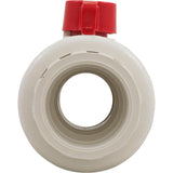 2" Pvc Tu Compact Valve S/T Epdm Tpv White : QTA1020CSEW - Hayward - 0610377095266 - PartsForSpas.com