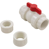 2" Pvc Tu Compact Valve S/T Epdm Tpv White : QTA1020CSEW - Hayward - 0610377095266 - PartsForSpas.com