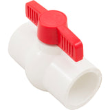 1 1/2" Pvc Compact Ball Vlvsoc Epdm Tpv White : QVC1015SSEW - Hayward - 0610377084598 - PartsForSpas.com