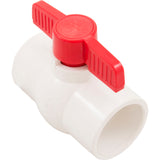 2" Pvc Compact Ball Valve Soc Epdm Tpv White : QVC1020SSEW - Hayward - 0610377084604 - PartsForSpas.com