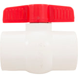 2" Pvc Compact Ball Valve Soc Epdm Tpv White : QVC1020SSEW - Hayward - 0610377084604 - PartsForSpas.com