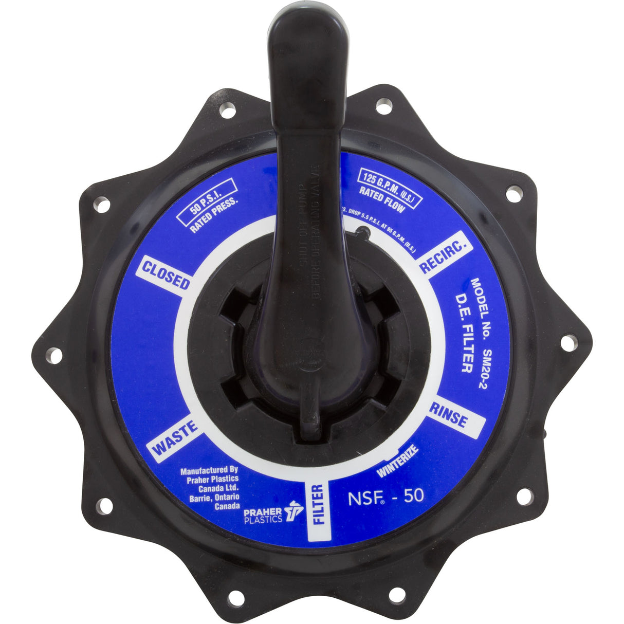 Jandy Pro Series Top Valve Assembly : R0443900 - Zodiac - 052337021548 - PartsForSpas.com