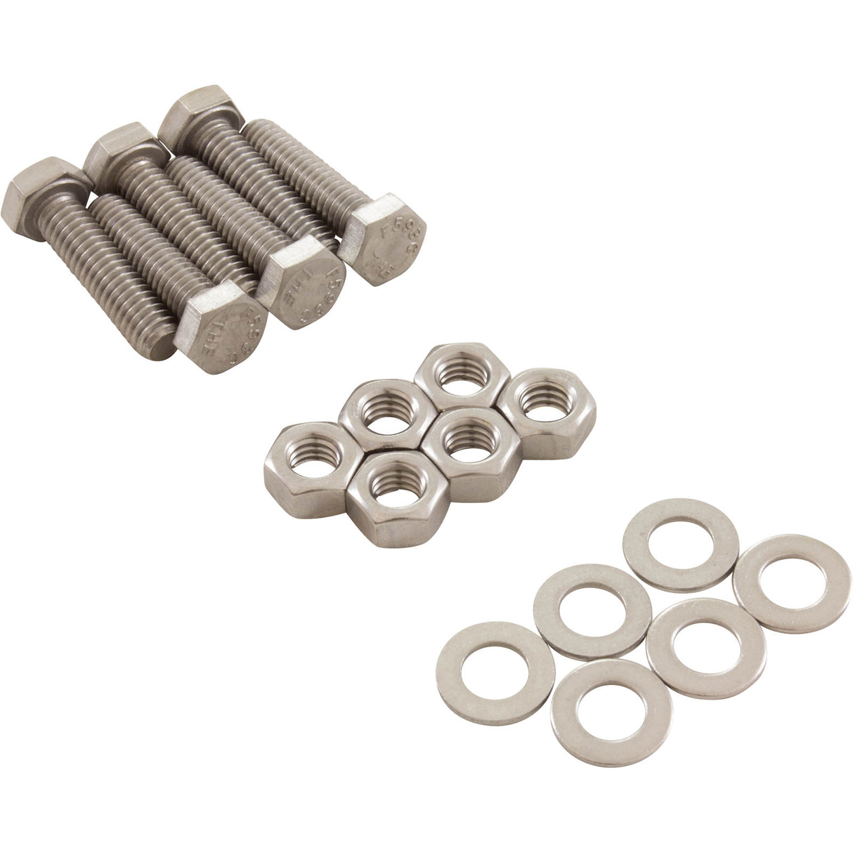 Jandy Pro Series Bolts With Washers, R-Kit 60Hz : R0536900 - Zodiac - 052337058520 - PartsForSpas.com
