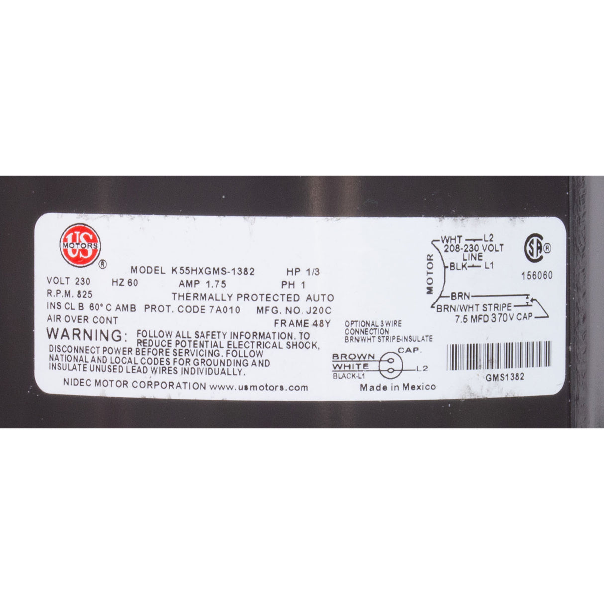 Jandy Pro Series Fan Motor, 2000, 2500, 3000 : R0572000