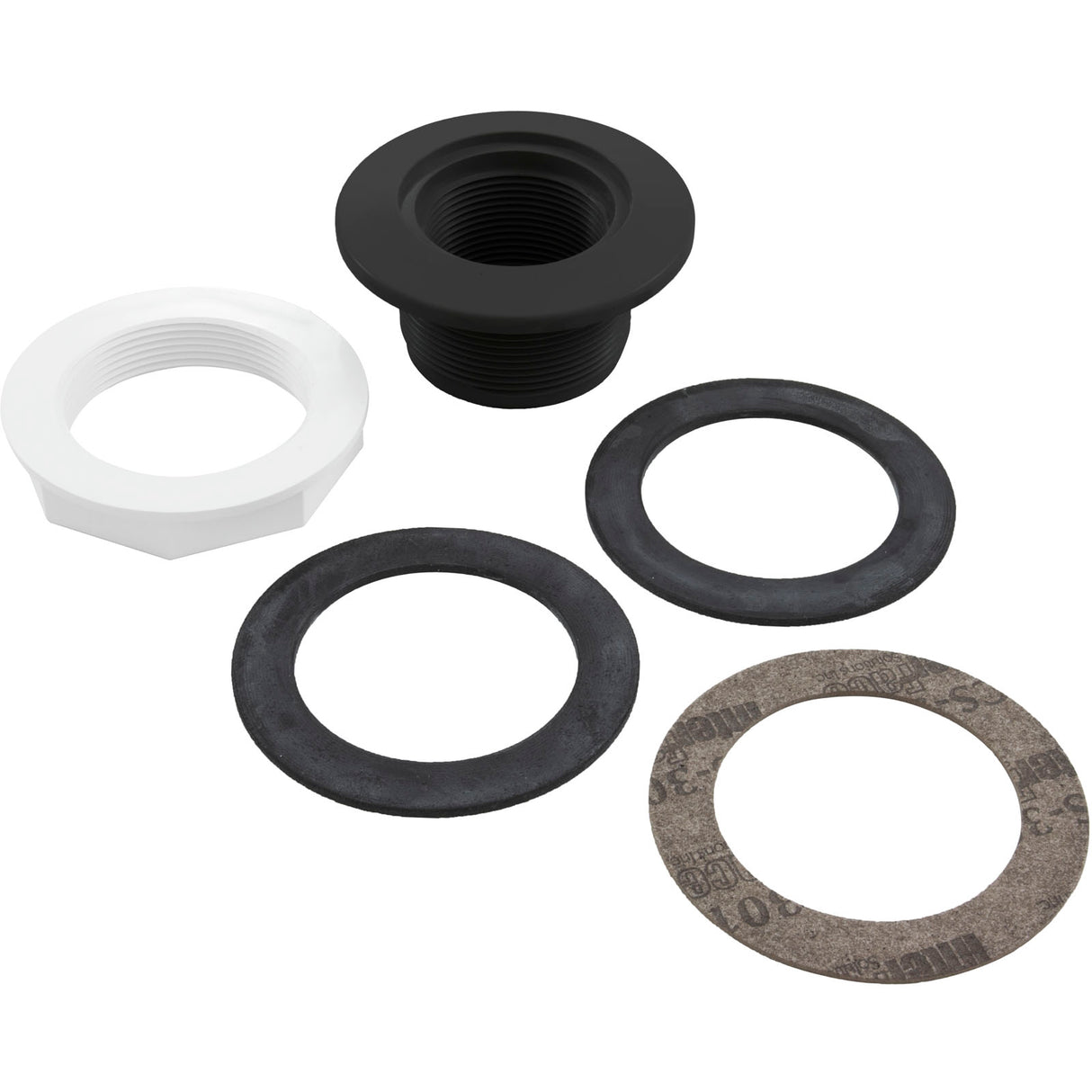 Locknut Fitting (Black) : SP1023BLK