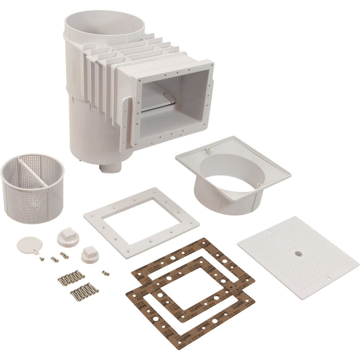 Skimmer Automatic Complete, 1-1/2"Fip, Sq.Cover Sp1080 : SP10841 - Hayward - 0610377046602 - PartsForSpas.com