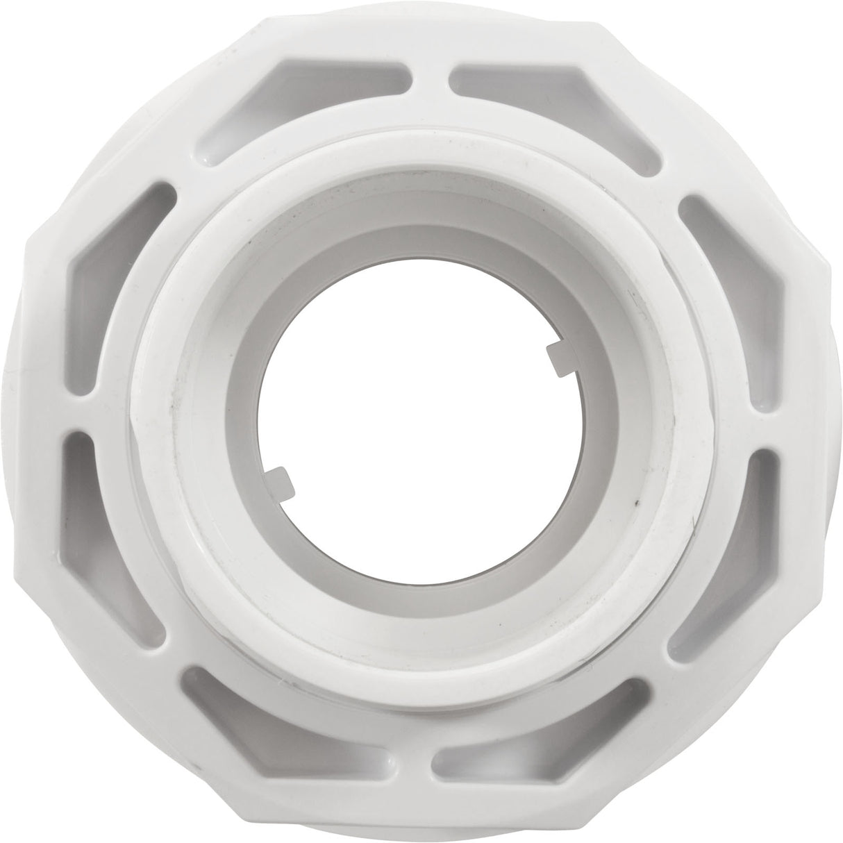 Inlet Fitting, 2"s, PVC, For Vinyl, w/ Face Plate : SP1408S2
