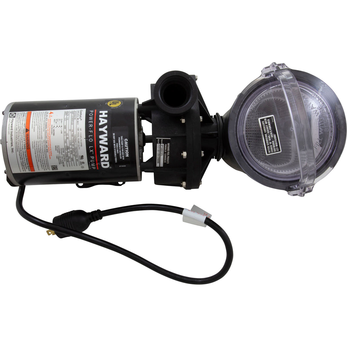 1-1/2 Hp Lx Pump W/Twist-Lok Cord : SP1580X15TL - Hayward - 0610377214438 - PartsForSpas.com