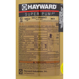 3/4 Hp Super Pump : SP2605X7 - Hayward - 0610377052641 - PartsForSpas.com