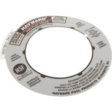 SPX0710G label plate replacement for multiport valve : SPX0710G - Hayward - 0610377034784 - PartsForSpas.com