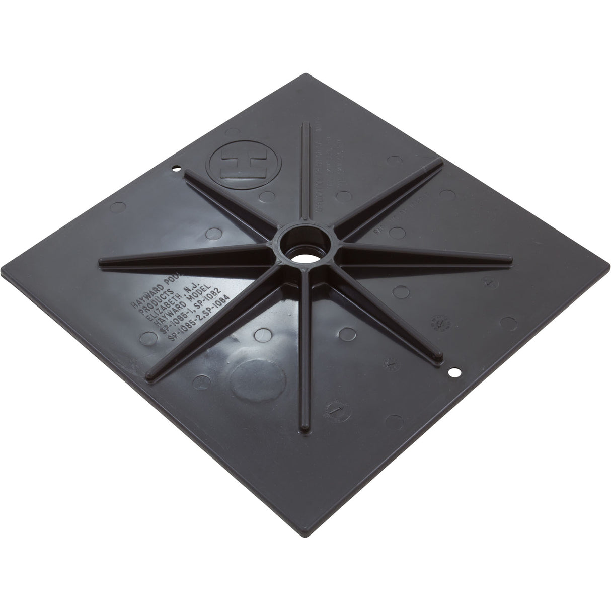 Cover Square, Deck Plate (Black) : SPX1082EBLK - Hayward - 0610377762014 - PartsForSpas.com