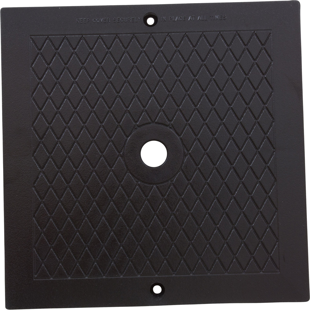 Cover Square, Deck Plate (Black) : SPX1082EBLK - Hayward - 0610377762014 - PartsForSpas.com