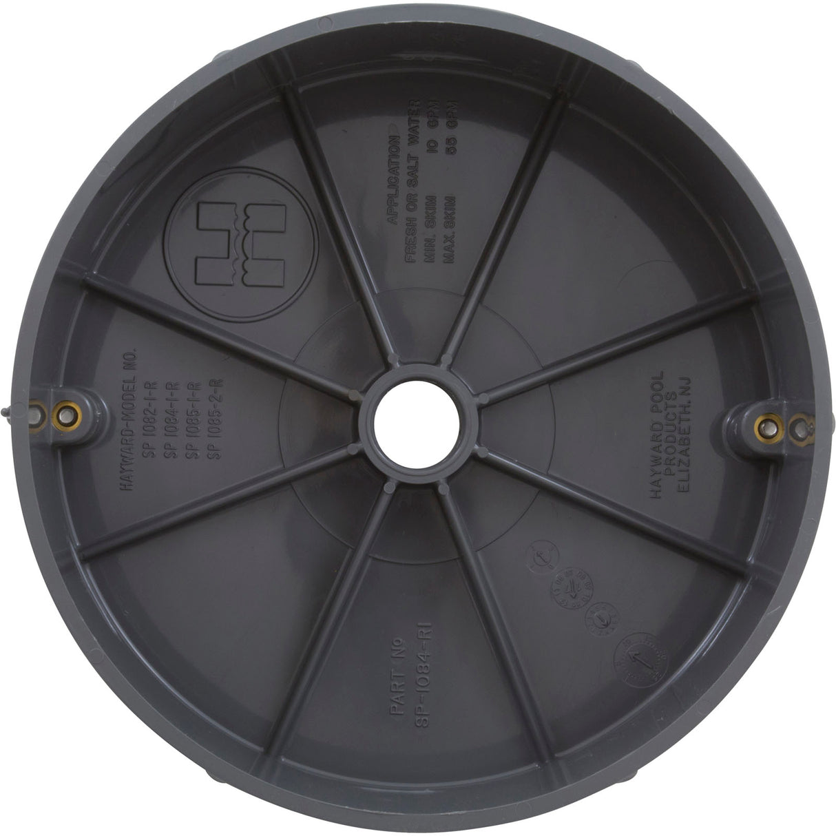 Collar&Cover Assy Dark Gray : SPX1084RADGR - Hayward - 0610377229364 - PartsForSpas.com